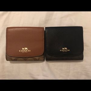 Two coach wallets